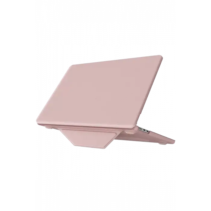 Newface Apple Macbook Pro 14 2021 Macbook Deri Kapak - Pembe