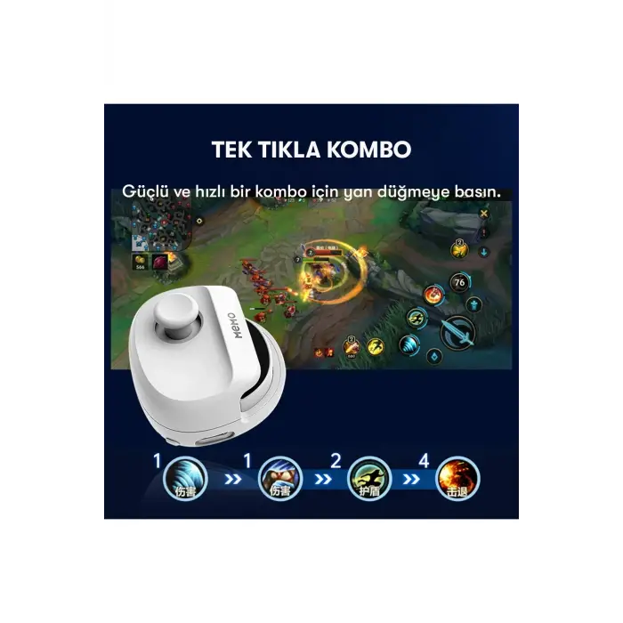 Newface Memo MB01 Oyun Tuşu - Beyaz