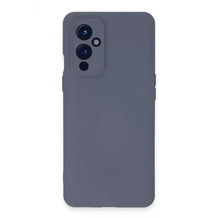 Newface One Plus 9 Kılıf Nano içi Kadife Silikon - Gri