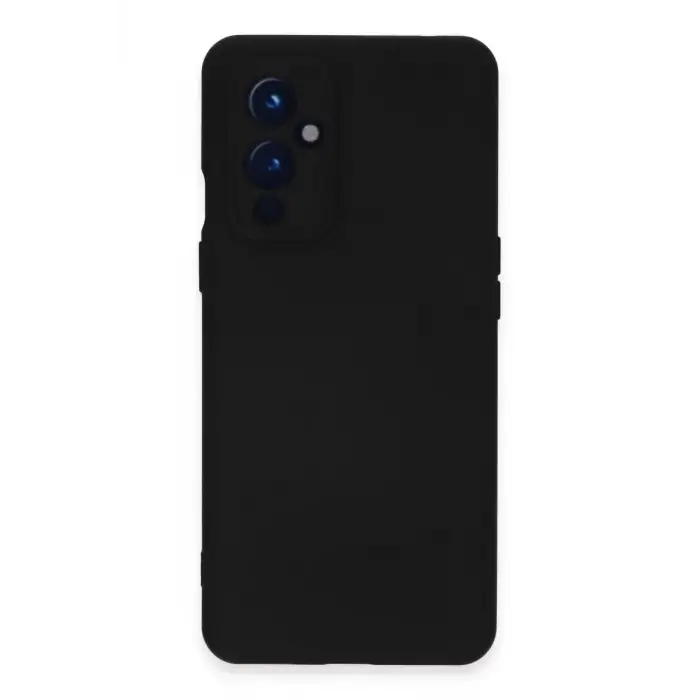 Newface One Plus 9 Kılıf Nano içi Kadife Silikon - Siyah
