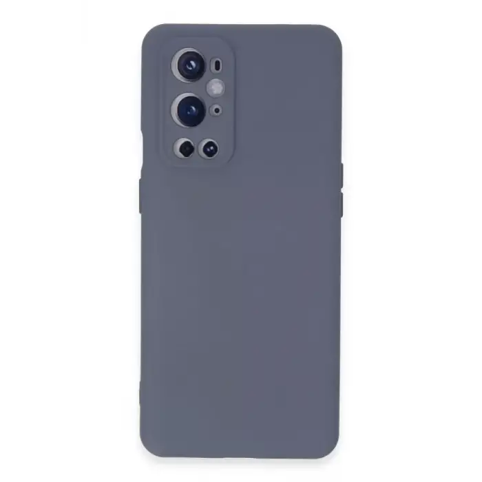 Newface One Plus 9 Pro Kılıf Nano içi Kadife Silikon - Gri