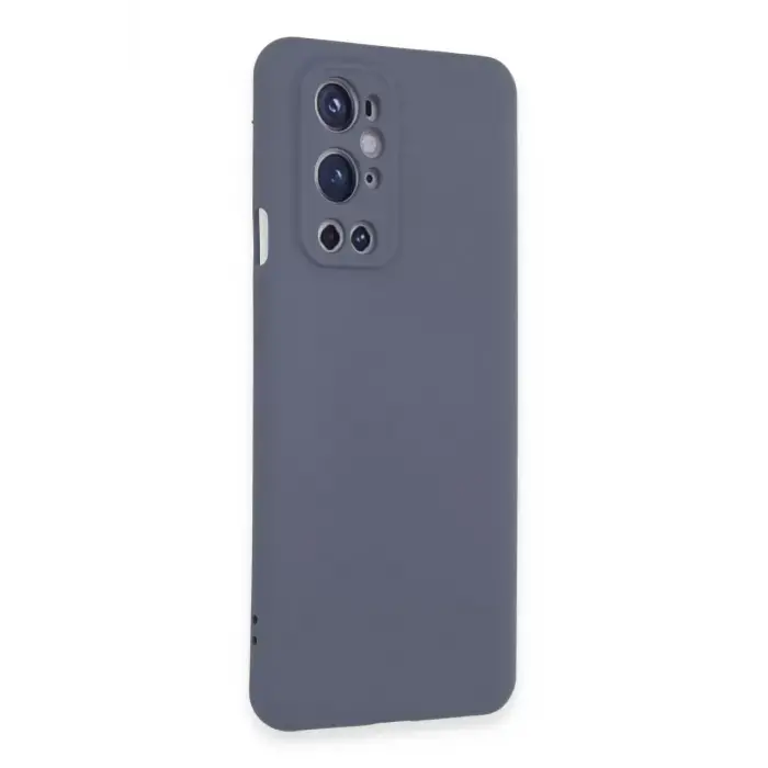 Newface One Plus 9 Pro Kılıf Nano içi Kadife Silikon - Gri