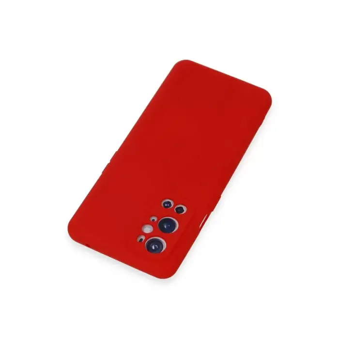 Newface One Plus 9 Pro Kılıf Nano içi Kadife Silikon - Kırmızı