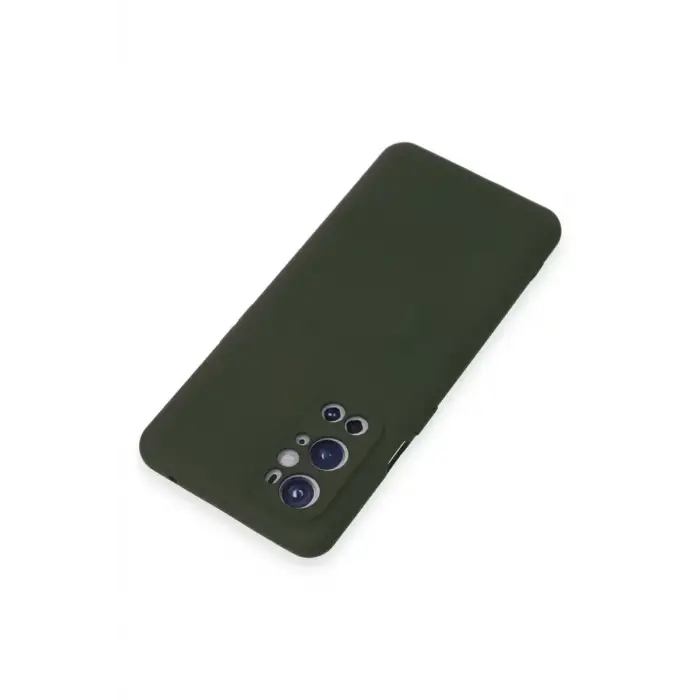 Newface One Plus 9 Pro Kılıf Nano içi Kadife Silikon - Koyu Yeşil