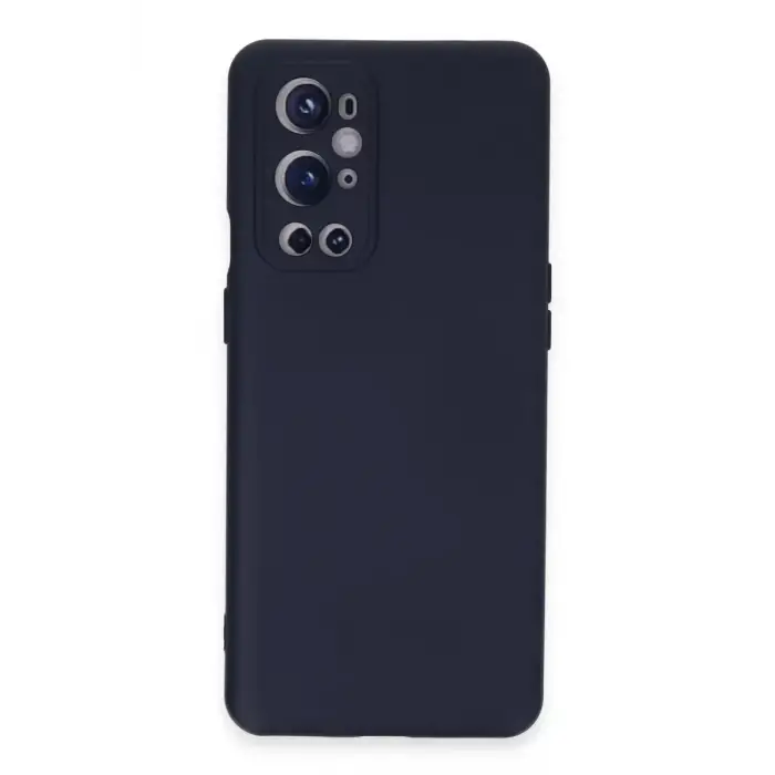 Newface One Plus 9 Pro Kılıf Nano içi Kadife Silikon - Lacivert