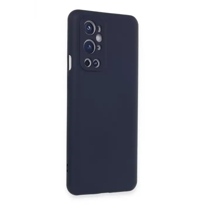 Newface One Plus 9 Pro Kılıf Nano içi Kadife Silikon - Lacivert