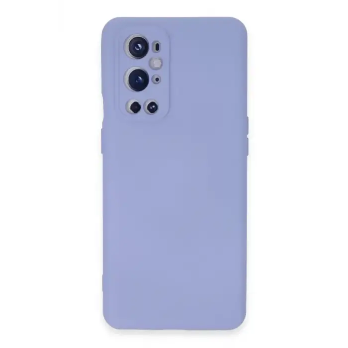Newface One Plus 9 Pro Kılıf Nano içi Kadife Silikon - Lila