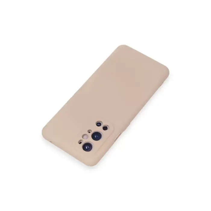 Newface One Plus 9 Pro Kılıf Nano içi Kadife Silikon - Pudra