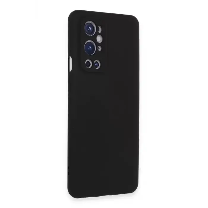 Newface One Plus 9 Pro Kılıf Nano içi Kadife Silikon - Siyah