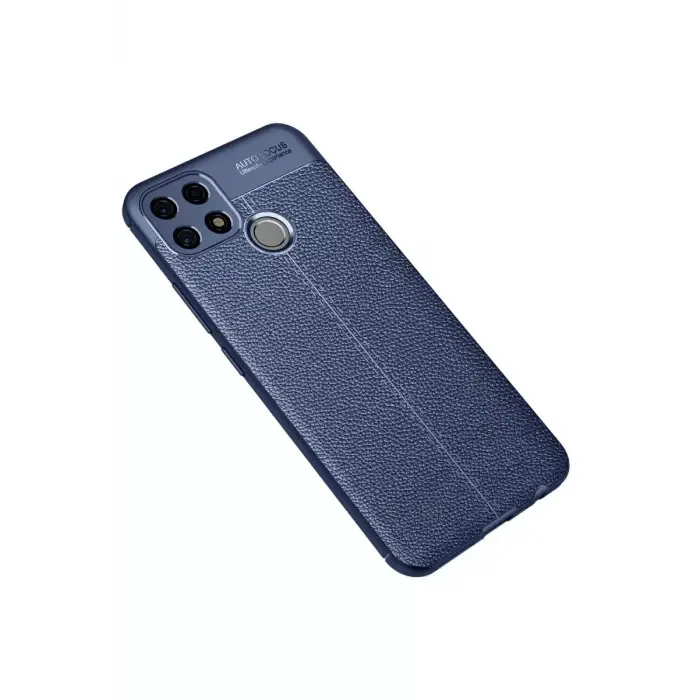 Newface Oppo A15 Kılıf Auto Focus Kapak - Lacivert