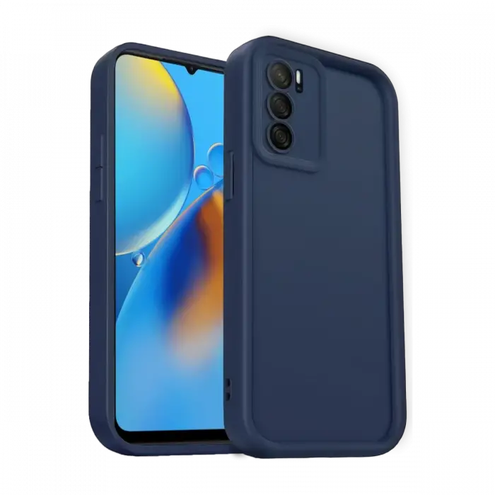 Newface Oppo A16 Kılıf Viera Silikon - Lacivert