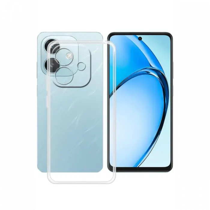 Newface Oppo A3 Kılıf Lüx Şeffaf Silikon