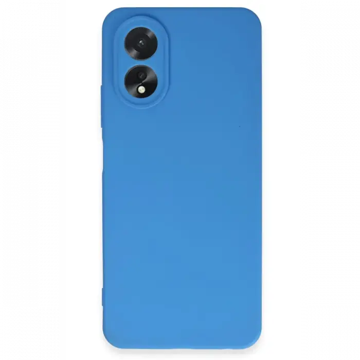Newface Oppo A38 Kılıf First Silikon - Mavi