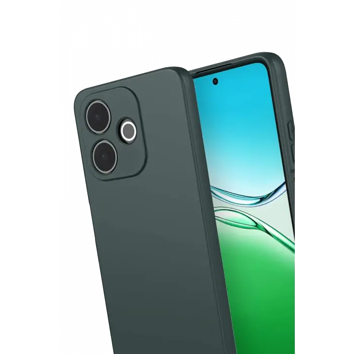 Newface Oppo A5 Pro 4G First Silikon - Koyu Yeşil