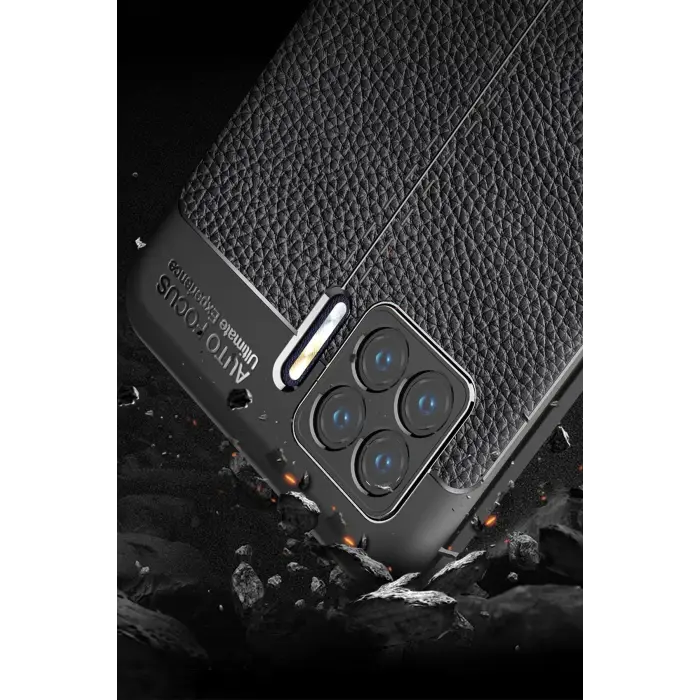 Newface Oppo A73 Kılıf Auto Focus Kapak - Siyah