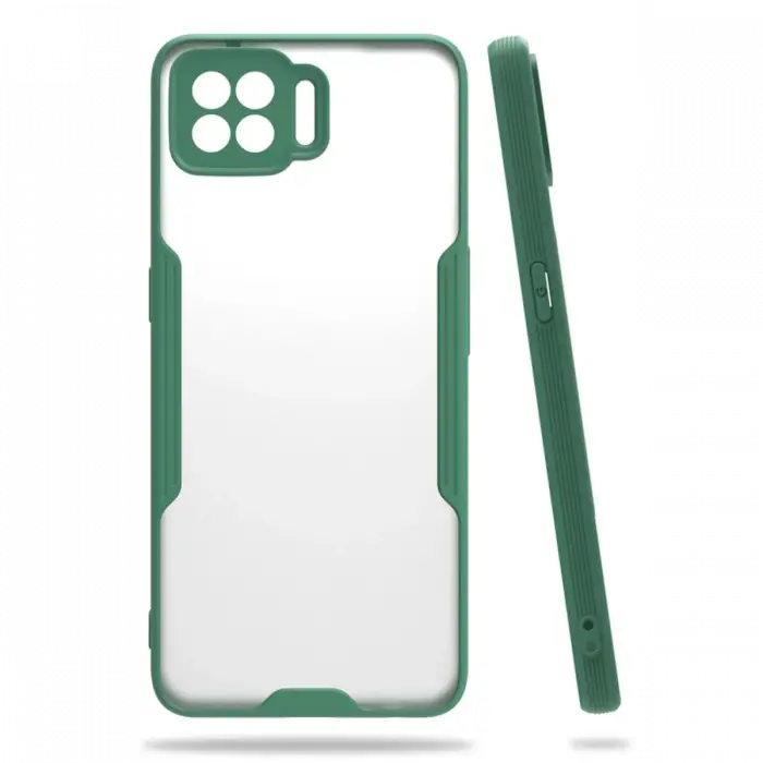 Newface Oppo A73 Kılıf Platin Silikon - Yeşil