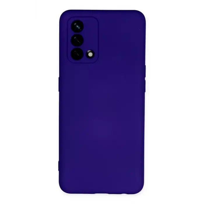Newface Oppo A74 4G Kılıf Nano içi Kadife Silikon - Mor
