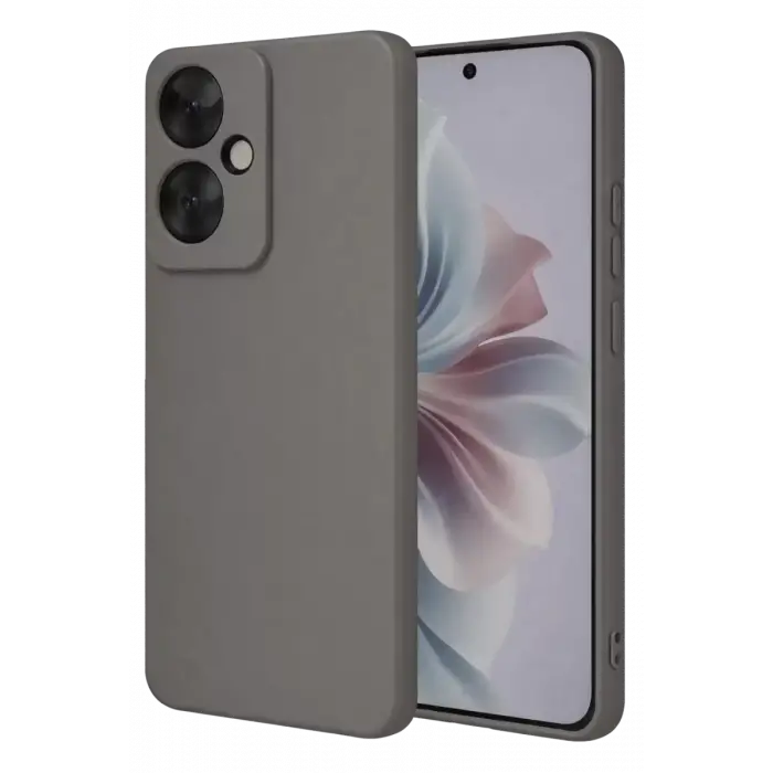 Newface Oppo Reno 11F Kılıf First Silikon - Gri