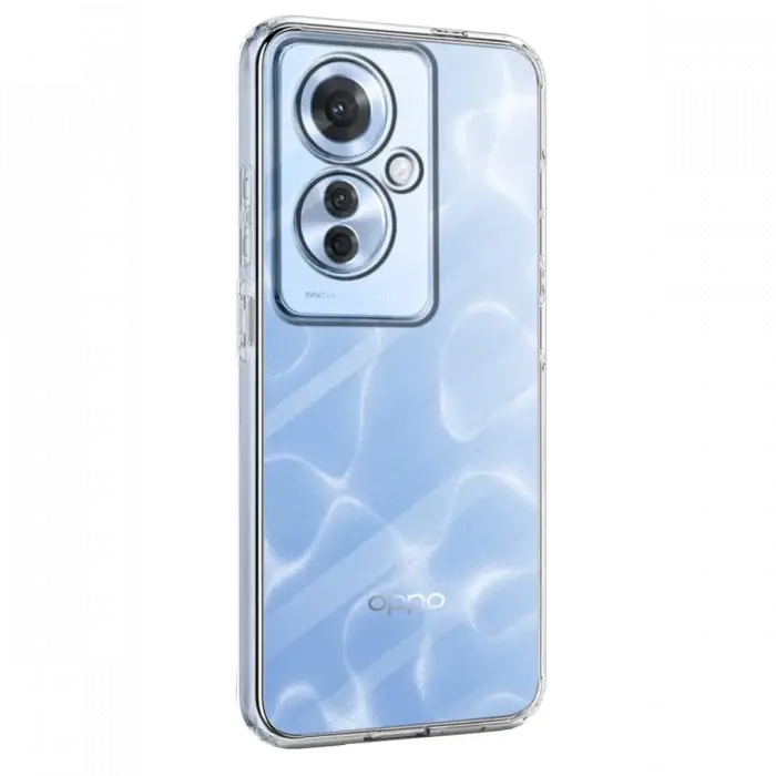 Newface Oppo Reno 11F Kılıf Lüx Şeffaf Silikon