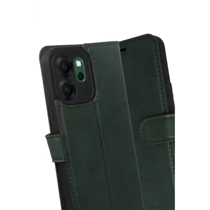 Newface Oppo Reno 14F Trend S Plus Kapaklı Kılıf - Yeşil