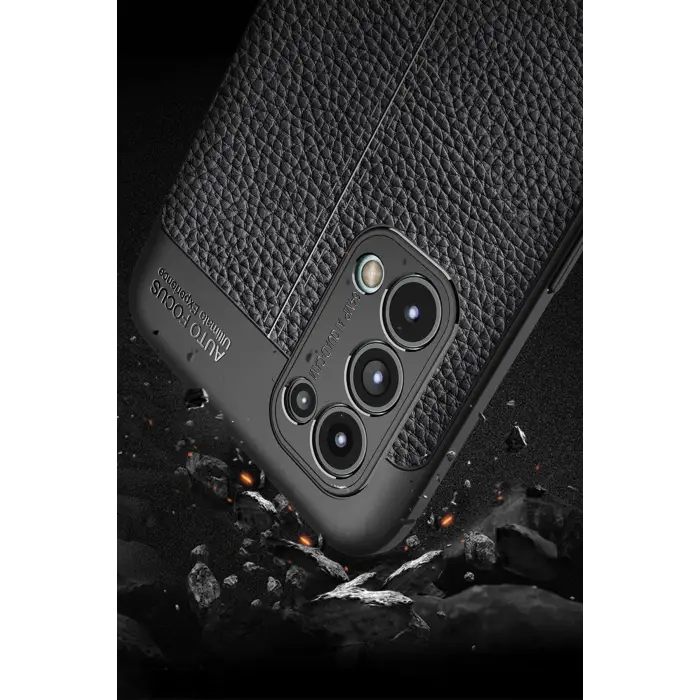 Newface Oppo Reno 5 Kılıf Auto Focus Kapak - Siyah
