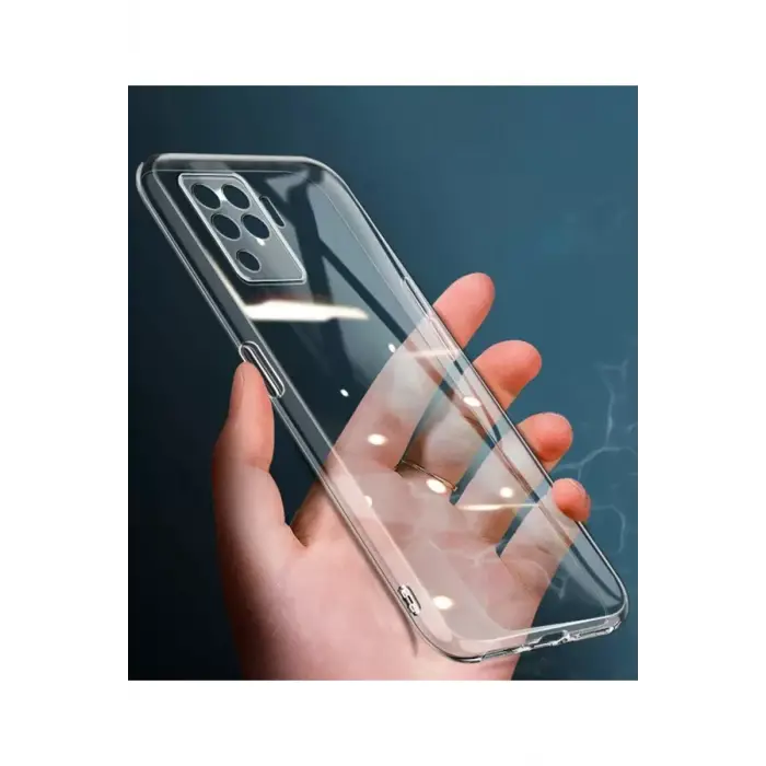 Newface Oppo Reno 5 Lite Kılıf Lüx Şeffaf Silikon