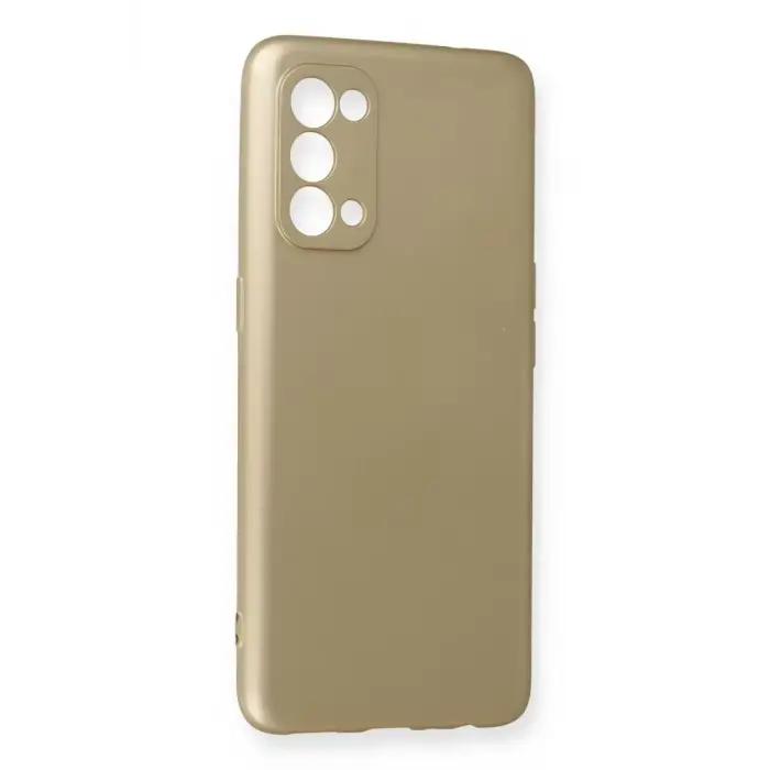 Newface Oppo Reno 5 Pro Kılıf First Silikon - Gold