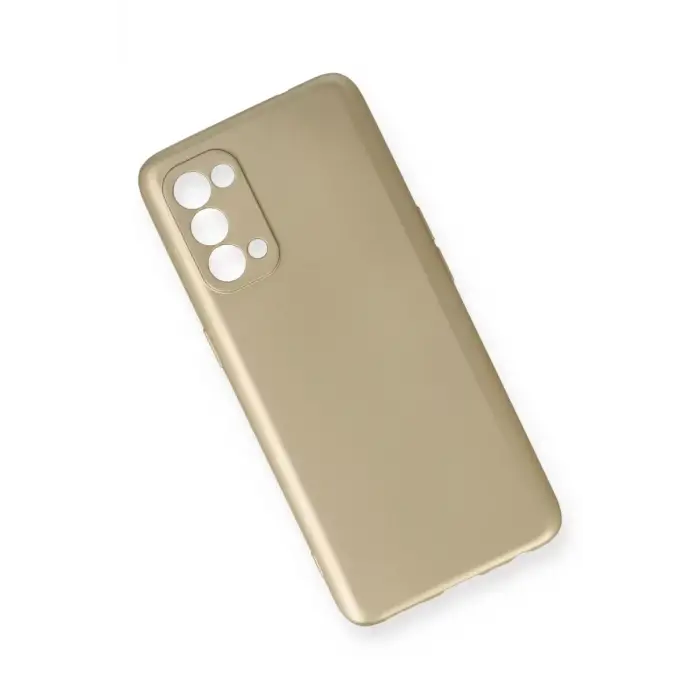 Newface Oppo Reno 5 Pro Kılıf First Silikon - Gold
