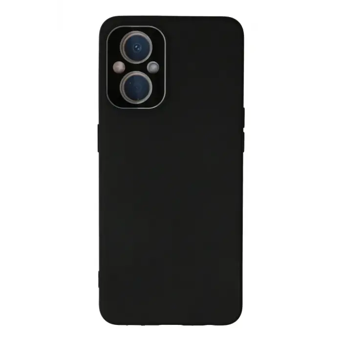 Newface Oppo Reno 7 Lite Kılıf Lansman Glass Kapak - Siyah