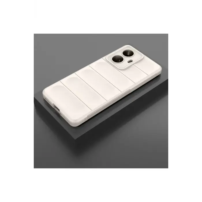 Newface Realme 10 Pro 5G Kılıf Optimum Silikon - Krem