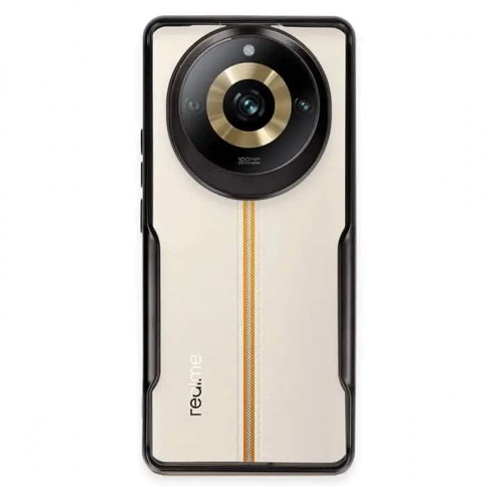 Newface Realme 11 Pro Kılıf Boyi Silikon Kapak - Siyah