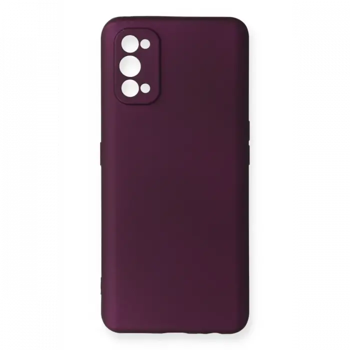 Newface Realme 7 Pro Kılıf First Silikon - Mürdüm