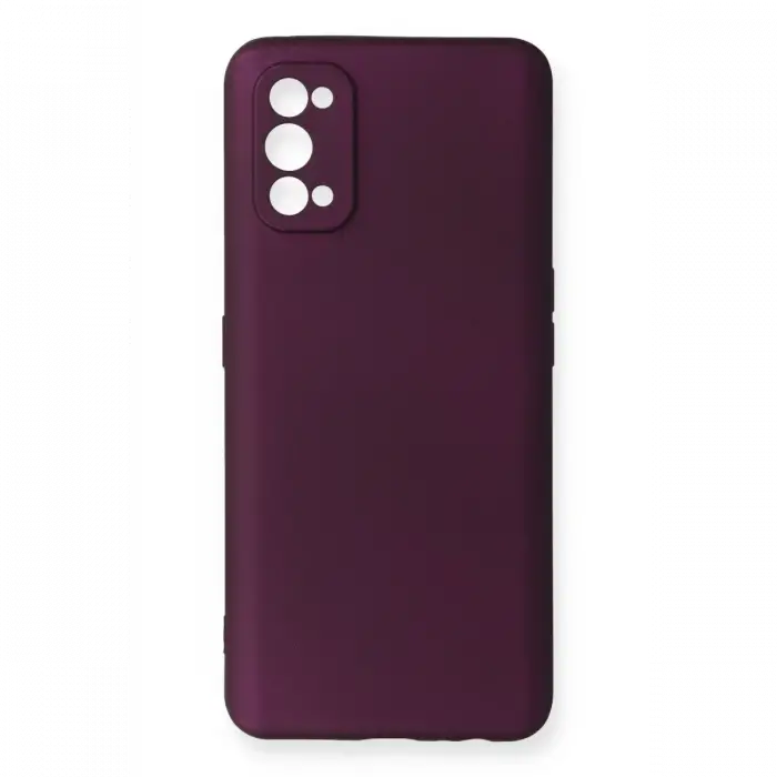 Newface Realme 7 Pro Kılıf First Silikon - Mürdüm