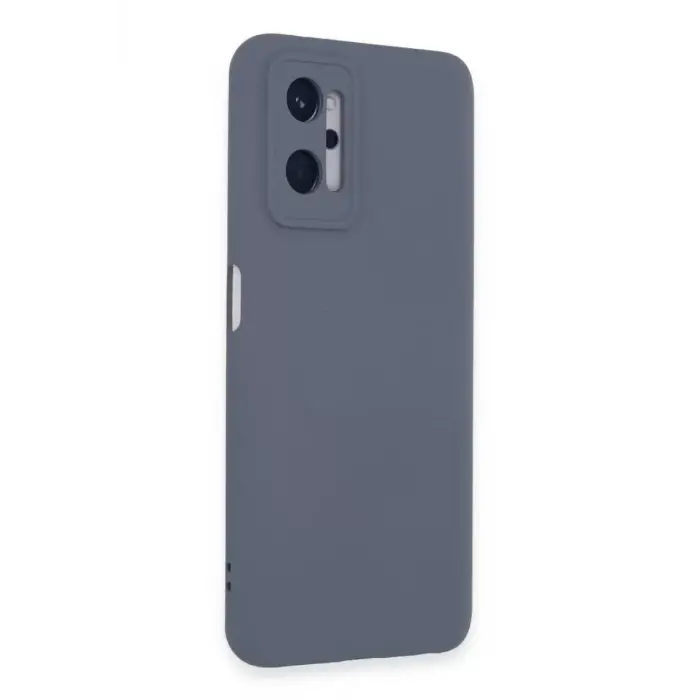 Newface Realme 9i 4G Kılıf Nano içi Kadife Silikon - Gri