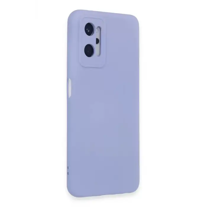 Newface Realme 9i 4G Kılıf Nano içi Kadife Silikon - Lila