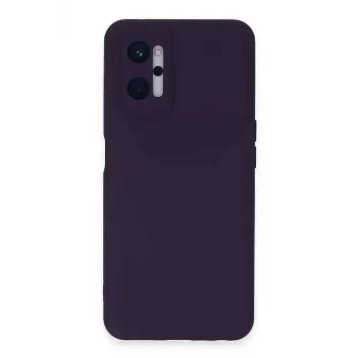 Newface Realme 9i 4G Kılıf Nano içi Kadife Silikon - Mor
