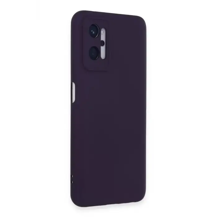Newface Realme 9i 4G Kılıf Nano içi Kadife Silikon - Mor