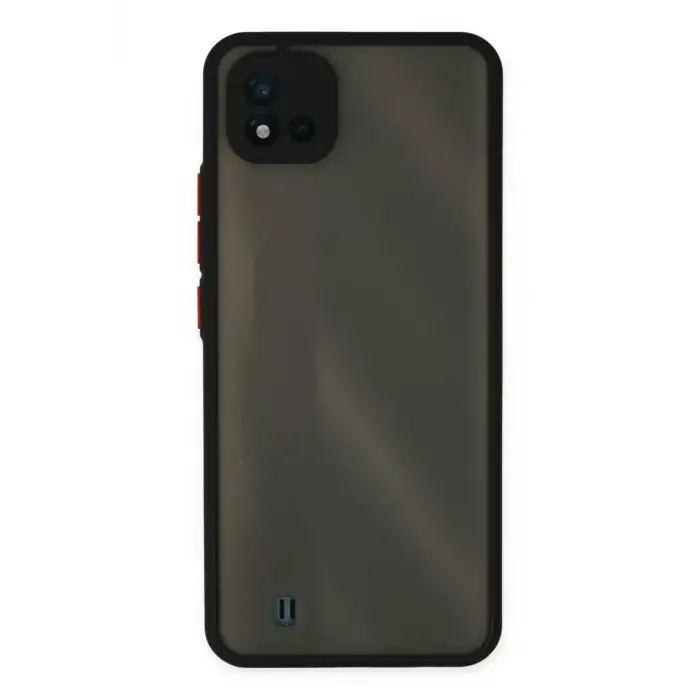 Newface Realme C11 2021 Kılıf Montreal Silikon Kapak - Siyah