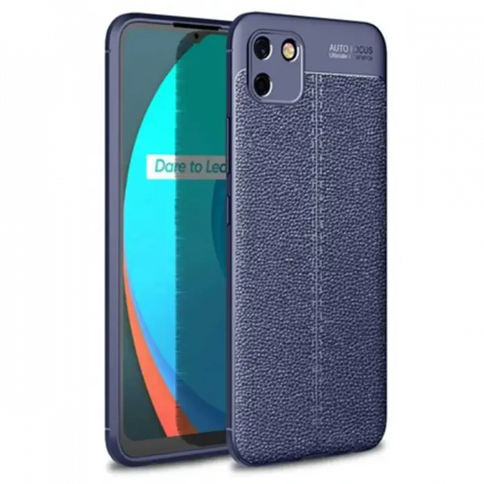 Newface Realme C11 Kılıf Auto Focus Kapak - Lacivert