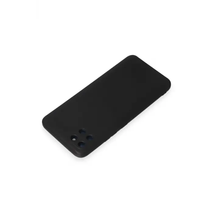 Newface Realme C11 Kılıf Nano içi Kadife Silikon - Siyah