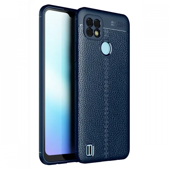 Newface Realme C21 Kılıf Auto Focus Kapak - Lacivert