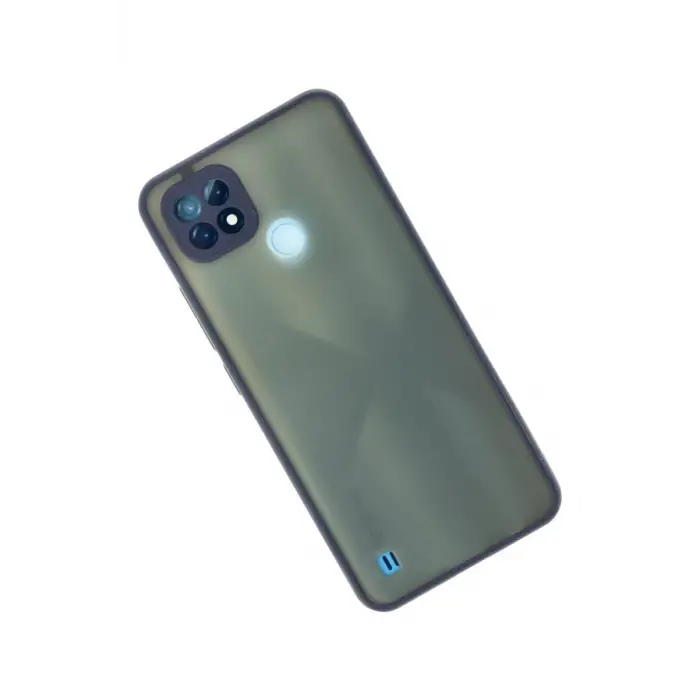 Newface Realme C21 Kılıf Montreal Silikon Kapak - Lacivert