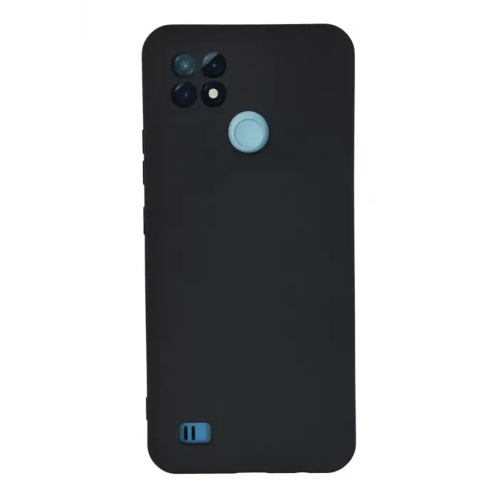 Newface Realme C21 Kılıf Nano içi Kadife Silikon - Lacivert