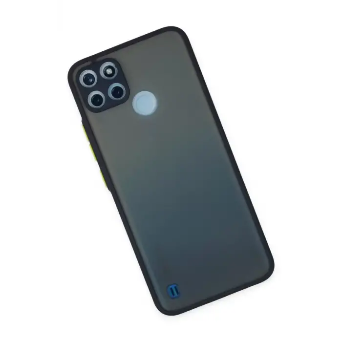 Newface Realme C21Y Kılıf Montreal Silikon Kapak - Lacivert