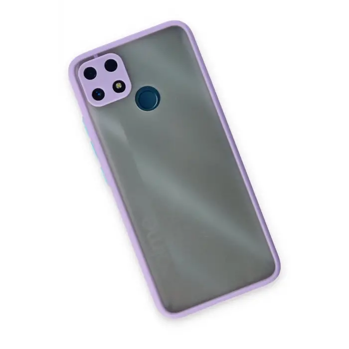 Newface Realme C25 Kılıf Montreal Silikon Kapak - Mor