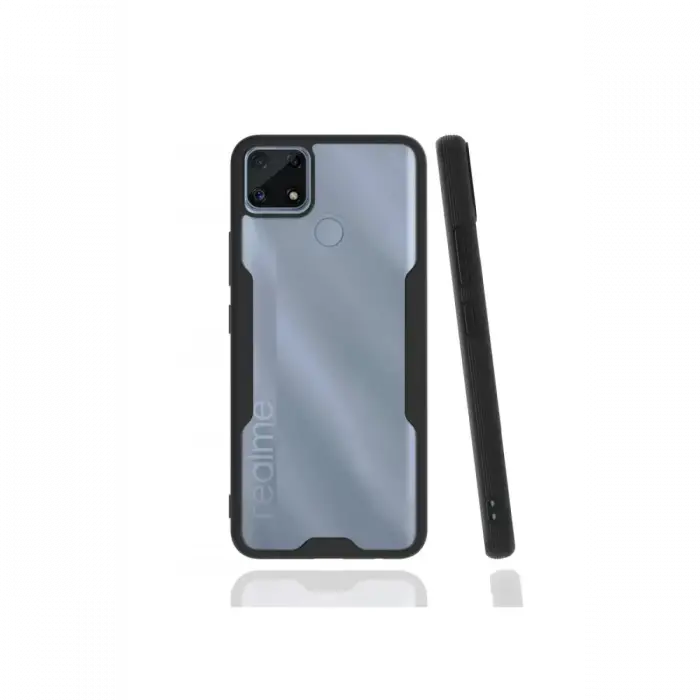 Newface Realme C25 Kılıf Platin Silikon - Siyah