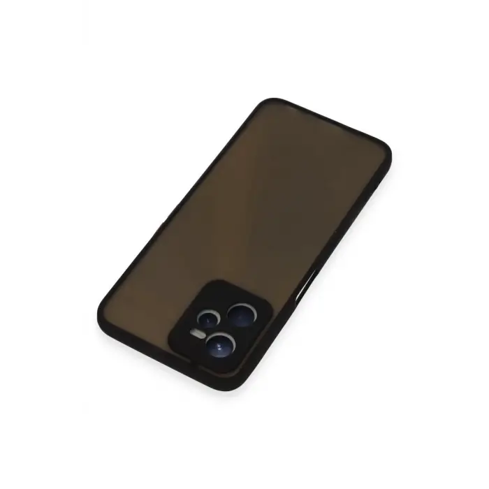 Newface Realme C35 Kılıf Montreal Silikon Kapak - Siyah