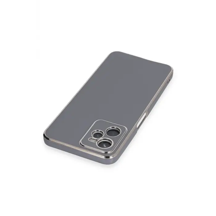 Newface Realme C35 Kılıf Volet Silikon - Mavi