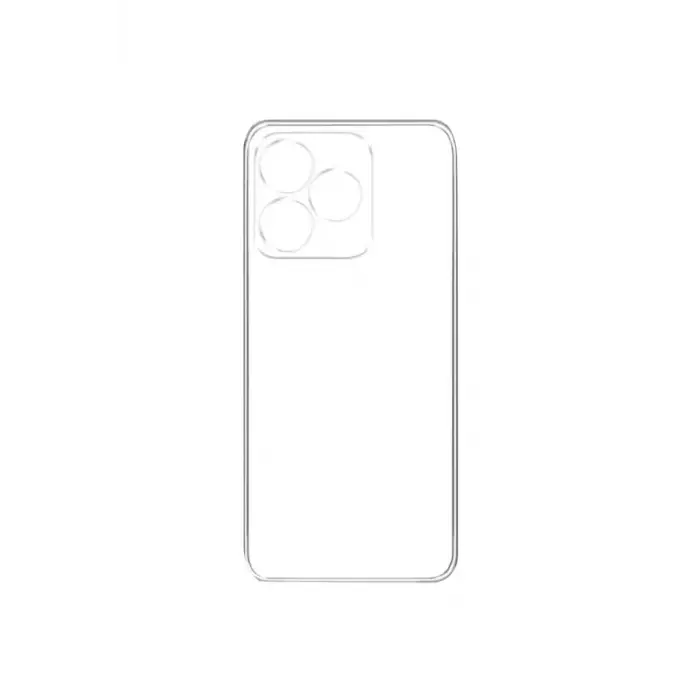 Newface Realme C53 Kılıf Lüx Şeffaf Silikon