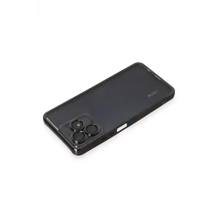 Newface Realme C53 Kılıf Razer Lensli Silikon - Siyah